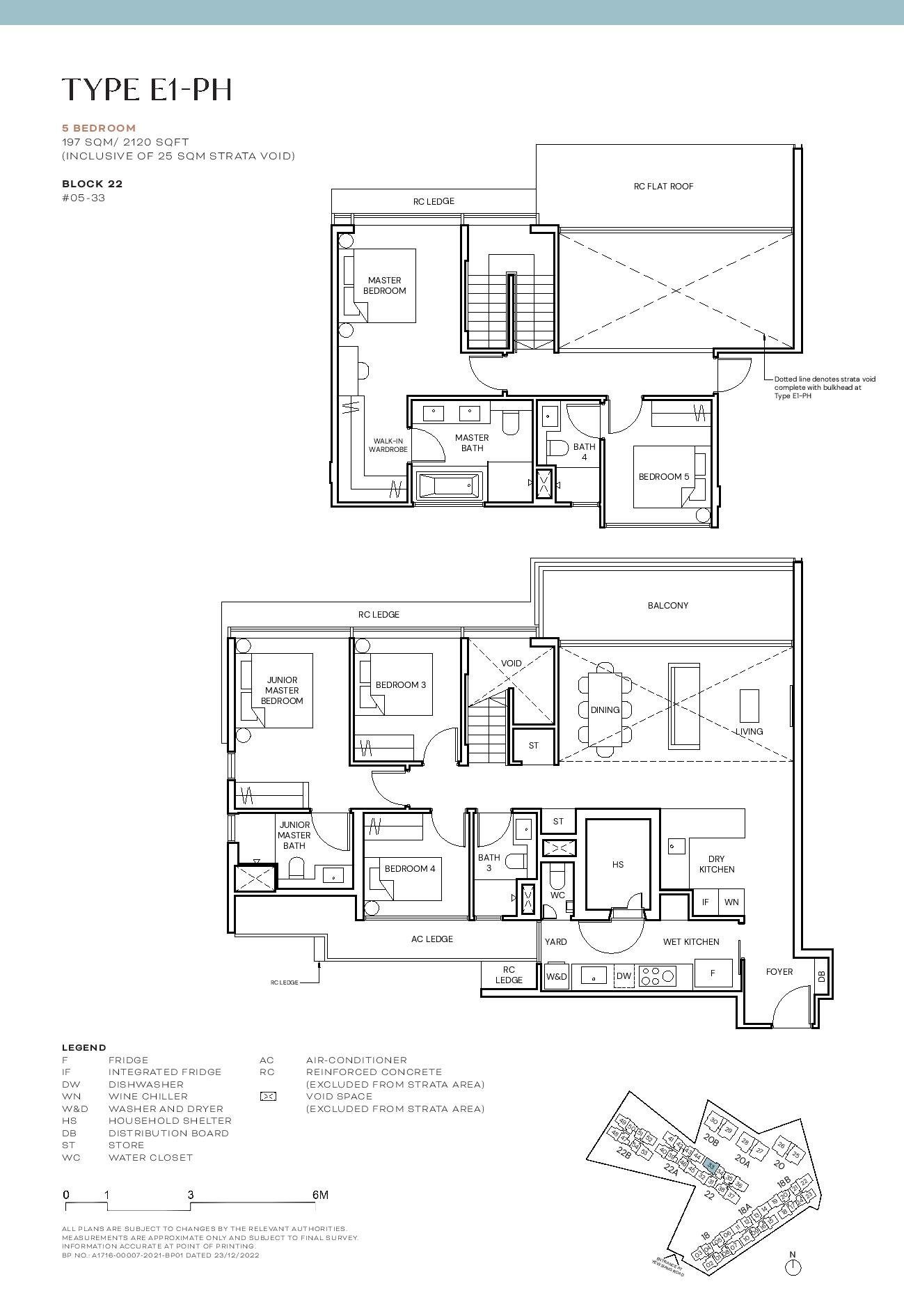 Terra Hill Floor Plan 5 Bedroom 1
